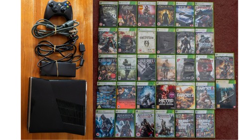 Xbox 360 slim 250gb console - xbox,