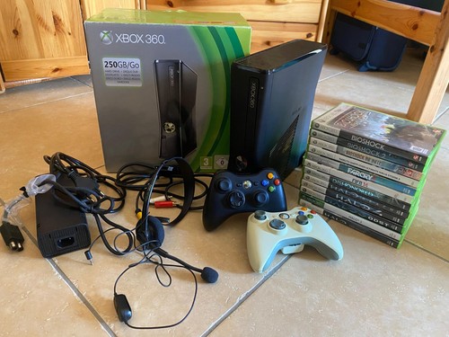Xbox360 slim 250gb opaca - xbox360, +