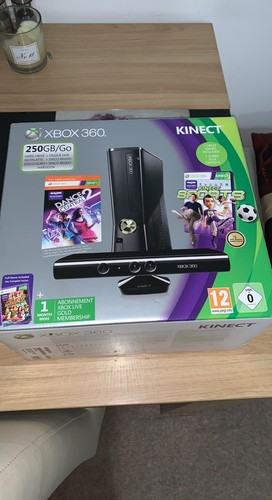 Xbox 360 slim 250gb console - 250gb,